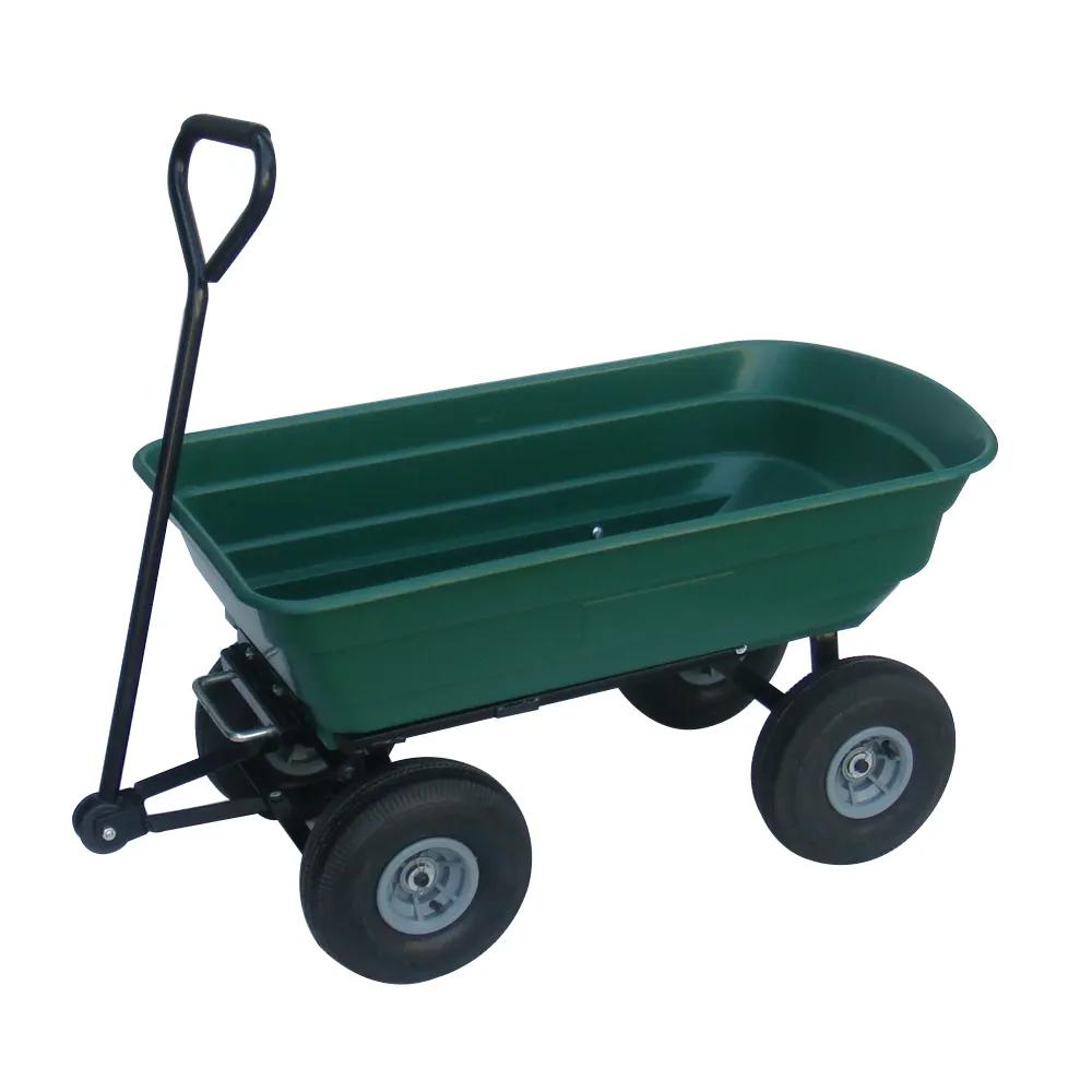Cheap price Heavy duty utility plastic garden trailer tool cart