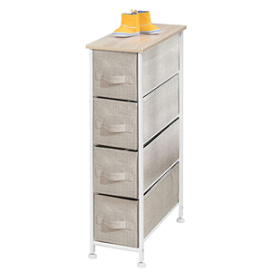 घर में रहने वाले कपड़े संकीर्ण रोलिंग पहिया दराज भंडारण गाड़ी - Product Image 2