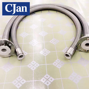 <span class=keywords><strong>Manguera</strong></span> trenzada de <span class=keywords><strong>PTFE</strong></span>, cubierta trenzada de acero inoxidable, tubo de <span class=keywords><strong>PTFE</strong></span> convexo, <span class=keywords><strong>manguera</strong></span> flexible para el transporte de productos químicos corrosivos - Product Image 4