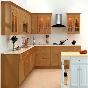Home prezzi economici per mobili da cucina in legno modulari a kerala