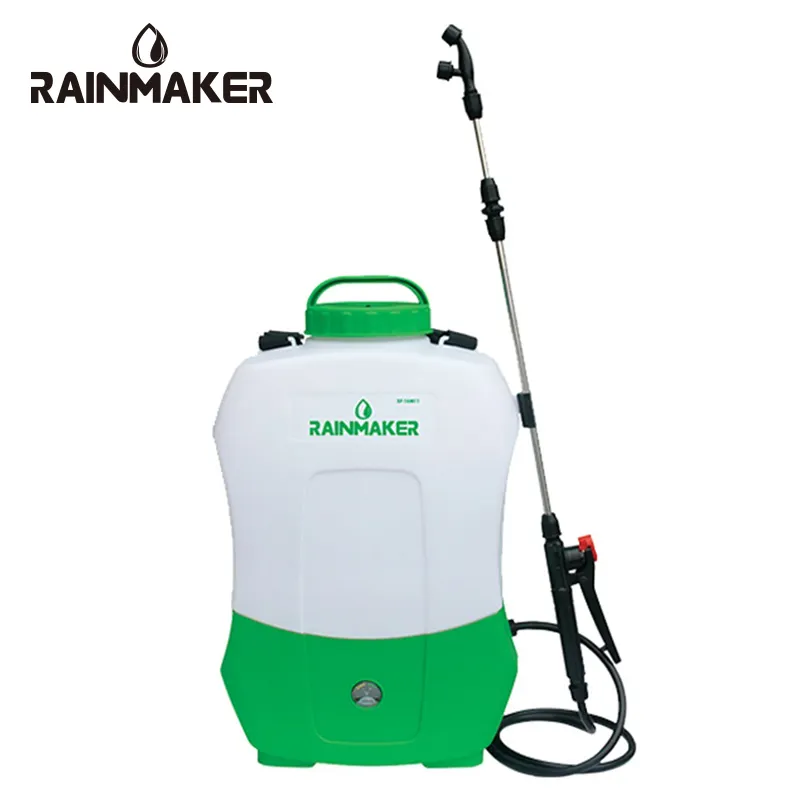 Rainmaker OEM 15 16 ltr 16l tarım püskürtme makinesi 12v 12ah sırt çantası pilli püskürtücü