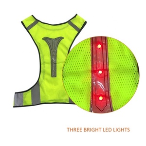 Led Sport Clignotant Lumière avec Gilet de Sécurité Réfléchissant pour Courir, Marcher - Product Image 5