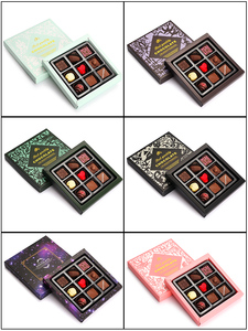 Sang Trọng Rỗng Có Thể Gập Lại Hộp Giấy Bao Bì Sô Cô La Hộp Quà Tặng - Product Image 5