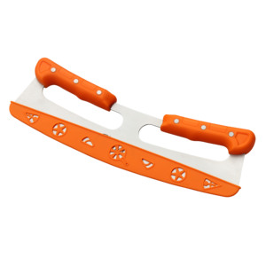 14 Inch Ultrascherpe Pizzasnijder Rocker Stijl Pizzzames Snijder