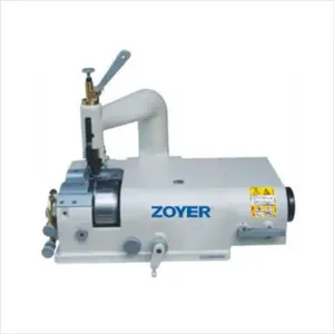 Zy801 zoyer máquina de costura industrial de couro, com faca circular