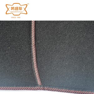 Universal Fit Sports Design 4-Piece Non-Skid Carpet <strong>Car</strong> <strong>Mats</strong> with <strong>Red</strong> Lines for Protective Use - Product Image 3