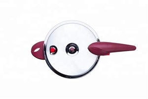 <strong>India</strong> Style Popular Leaf Handle Stainless Steel <strong>Pressure</strong> <strong>Cooker</strong> with Weight Valve