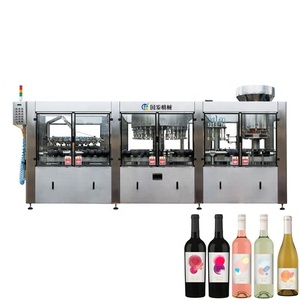 Gofar máy móc rượu Whisky Vodka tự động sản xuất điền dòng rượu cồn uống chai thủy tinh điền dòng - Product Image 2