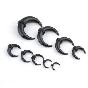 موسع أذن حلزوني من الأكريليك على شكل نفق لتوسيع الجلد - Product Image 1