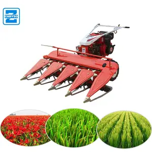 High quality mini combine harvester price of rice harvester olive harvester