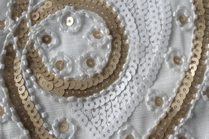 YSMARKET 1920S Vintage Paisley Thêu Đính Cườm <span class=keywords><strong>Sequin</strong></span> Váy Cao Eo Ngắn Saia Lapis Phụ Nữ Mùa Hè Mini Đảng Váy E48 - Product Image 6