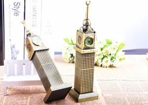 ของขวัญส่งเสริมการขายจากซาอุดีอาระเบีย นาฬิกามักกะฮ์ ของที่ระลึกมักกะฮ์ ของที่ระลึกมุสลิมอาหรับในรอมฎอน ของตกแต่งบ้าน เทคนิคการหล่อ - Product Image 2