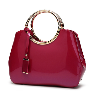Borsa a Tracolla di Lusso <span class=keywords><strong>in</strong></span> Pelle PU Verniciata di Alta Qualità, 7 Colori, Basso MOQ, per Ufficio e Moda - Product Image 3