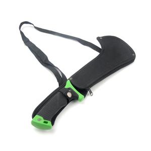 Coltello da sopravvivenza da campeggio all'aperto in acciaio inossidabile con rivestimento nero con guaina - Product Image 6