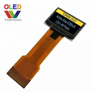 0.96 بوصة 0.96 ''0.96 بوصة 128x64 قرار أبيض اللون oled عرض لوحة موصل نوع VG-2864KSWEG47 40 مللي متر كابل طويل - Product Image 6