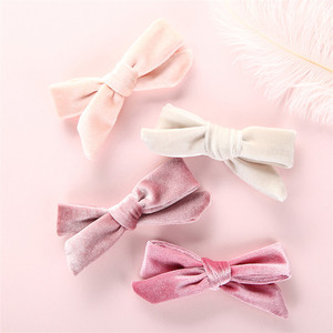 Schoolgirl Velvet Elastic Hairband Hair Accessories Custom <strong>Baby</strong> <strong>Headband</strong> - Product Image 3