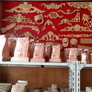 ไม้แกะสลักเครื่องประดับไม้ตกแต่งเฟอร์นิเจอร์ Onlays และ Appliques
