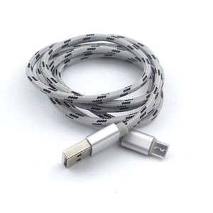 Tejido Trenzado Micro USB <span class=keywords><strong>cable</strong></span> <span class=keywords><strong>de</strong></span> datos <span class=keywords><strong>de</strong></span> metal productos novedosos para <span class=keywords><strong>la</strong></span> venta - Product Image 1