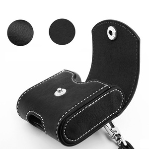 Chất Lượng Cao Da Headphone Bìa Đầy Đủ Bọc Trường Hợp Chống-Scratch Xách Tay Không Dây Tai Nghe Bìa Cho Airpods Với Móc - Product Image 2