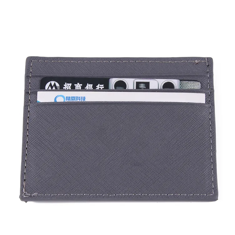 Hot Sale Simple Leather Cards Holder PU Leather ID card holder credit card holder