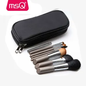 MSQ 8pcs personalized makeup brush set travel makeup brush set mini cute kabuki cosmetic brush