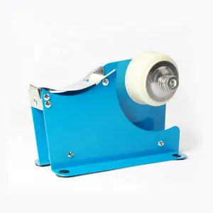 Hand operation vegetable tape sealing machine in supermarket to bundle bale tie fresh vegetables