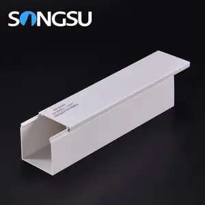 CE UV-resistant 50 x 50 pvc trunking for cable electric duct + wire trunking 50