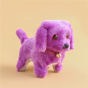 Toptan ucuz peluş köpek oyuncak yumuşak hayvan yürüyüş elektrikli köpek peluş oyuncaklar çocuklar için - Product Image 3