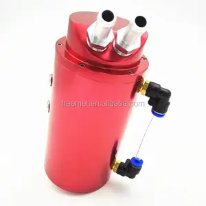 TM-OCT-002 Universal 750Ml Aluminum Racing Engine Oil Catch Reservoir Tank/Can Polish