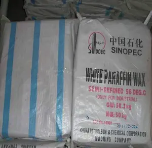 Semi Refined Paraffin Wax 56-58 / Sinopec Maoming Refinery Nanhai Brand/キャンドルワックス