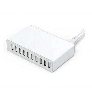 Caricatore USB da Parete 60W/12A con 10 Porte, Stazione di Ricarica USB Multi-Porta da Scrivania con Tecnologia ISmart per Telefoni e Tablet - Product Image 2