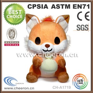 Fábrica <span class=keywords><strong>de</strong></span> peluche regalos encantadores <span class=keywords><strong>de</strong></span> la felpa zorro con <span class=keywords><strong>cara</strong></span> dulce - Product Image 5