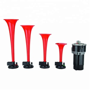 Super Fort 4 Trompette <span class=keywords><strong>Musique</strong></span> Compresseur de Klaxon D'air de Kit pour Voiture Camions Camions et Bateaux, joue <span class=keywords><strong>Tequila</strong></span> - Product Image 1