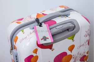 Étiquettes de bagages en <span class=keywords><strong>Silicone</strong></span> personnalisées, 50 pièces, étiquettes de voyage en Pvc, cartes d'embarquement pour sac - Product Image 3
