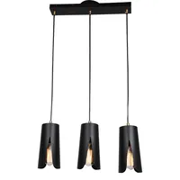 Einfache stil designer hause dekoration lampe mode schwarz hängen industrielle vintage anhänger licht