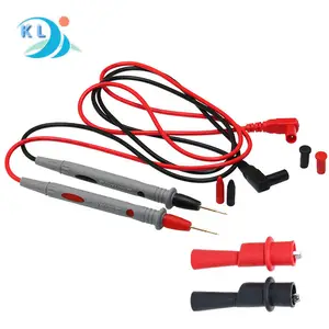 Universal Digital Multimeter Tester Lead Probe Red and black Multimeter Pen Copper Wire Pen Cable Crocodile clamp