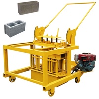 Machine à fabriquer des blocs de briques en ciment et béton diesel JC4-45, petite et simple, pour Haïti