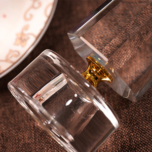 Candeliere in cristallo diretto in fabbrica tavolo da sposa decorativo trasparente K9 <span class=keywords><strong>portacandele</strong></span> in cristallo romantico - Product Image 4