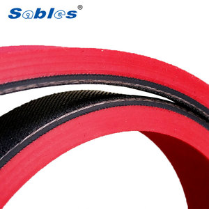 Sables rode rubbercoating tandriem platte riem voor verpakkingsmachine -30~80 graden temperatuurbereik aanpasbaar - Product Image 3