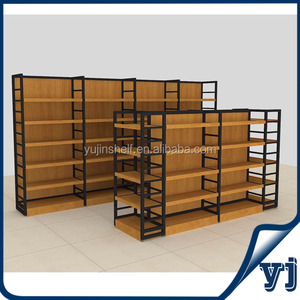 Kệ siêu thị cửa hàng tiện lợi hiển thị đứng cửa hàng căng tin Snack nước giải khát Kệ siêu thị hiển thị đứng thép kệ gỗ - Product Image 4