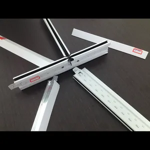 Sistema Moderno di Griglia per Controsoffitto in Lega di Alluminio, <span class=keywords><strong>Canale</strong></span> di Supporto per Installazione di Controsoffitti Sospesi, Resistente alla Corrosione e Ignifugo - Product Image 6