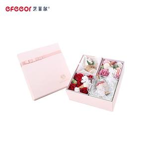 กล่องกระดาษแข็งห่อดอกไม้วันคริสต์มาสและวันวาเลนไทน์ปี 2025 เค<span class=keywords><strong>ล</strong></span>ือบด้าน เค<span class=keywords><strong>ล</strong></span>ือบยูวี ปั๊มนูน แข็งแรง รีไซเคิลได้ - Product Image 4