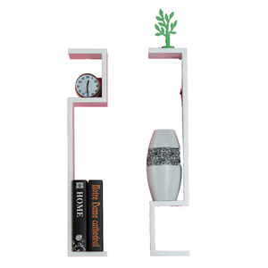 Finether moderno en forma <span class=keywords><strong>de</strong></span> S flotante <span class=keywords><strong>de</strong></span> pared montado estante estantería estante <span class=keywords><strong>de</strong></span> pared <span class=keywords><strong>repisa</strong></span> decoración para <span class=keywords><strong>MDF</strong></span> - Product Image 2