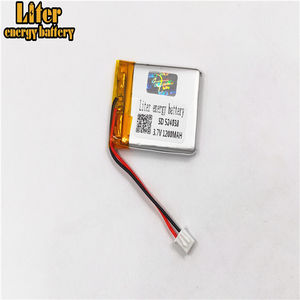 Plug 2,0-2 P 524038 v 1200 mAh 3,7 V rechargeable LiPo battery solar rechargeable lithium-ion polymer lithium battery with PCM - Product Image 3