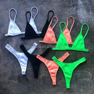 Costume da Bagno Trasparente da Donna, <span class=keywords><strong>Bikini</strong></span> Due Pezzi con Schiena Scoperta - Product Image 1