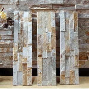 Pannello Decorativo <span class=keywords><strong>in</strong></span> <span class=keywords><strong>Pietra</strong></span> Naturale Impilata per Rivestimento Murale - Product Image 1