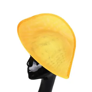 Bán Buôn Phụ Nữ Buckram Nhà Thờ Derby Fascinator Cô Dâu DIY Hat Buckra Cơ Sở Jockey Club Hat Teardrop Hat Fascinator