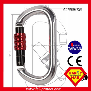 Screw Gate Mountaineering 25kN Climbing Aluminum Carabiner - Product Image 2