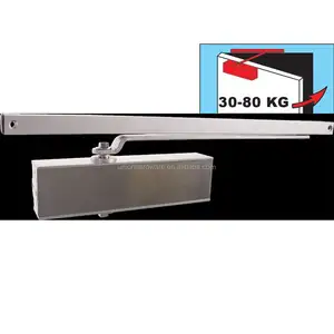 Alta Qualità CE Standard Braccio Scorrevole Door Closer per 30-80kgs porta, <span class=keywords><strong>dorma</strong></span> chiudiporta, porta scorrevole automatica più vicino - Product Image 1
