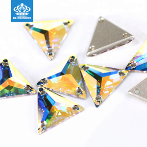 Commercio all'ingrosso 5A cucire a forma di goccia pietra di cristallo di <span class=keywords><strong>vetro</strong></span> per la decorazione dell'indumento - Product Image 6